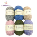 Dyed Super Soft Cheap Price 100% Polyester Knitting Spun Carpet Fluffy Yarn for Crochet