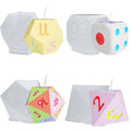 Early Riser Dice Shape Silicone Mold Cake Mouldings Candle Plaster Aromatherapy Cake Tools Kitchen Toys Garden Ornaments