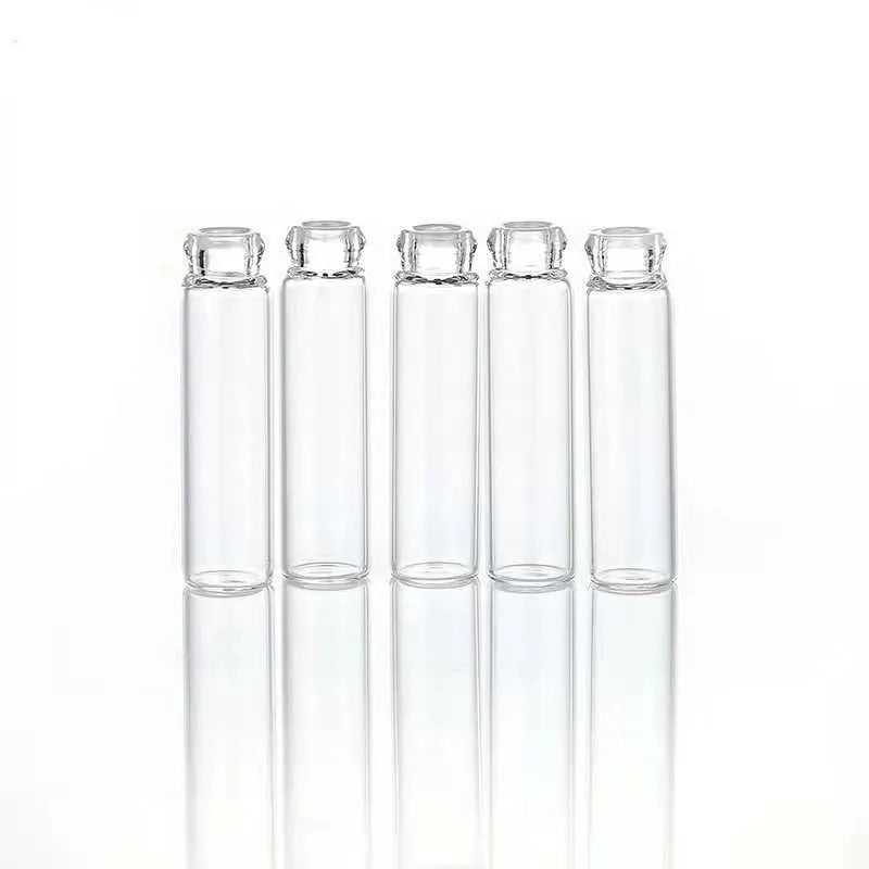 Small 2ml 2.5ml Refillable Glass Vial Flat Shape Portable Perfume Pump Sprayer Screw Cap Screen Printing Surface Black White