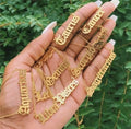 Custom Zodiac Names Necklace 18K Gold Vacuum Plated Stainless Steel Zodiac Sign Necklace
