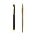 Hot Sale Promotion Pens with Custom logo Promotional Slim Pen Gold Metal Hotel Pen