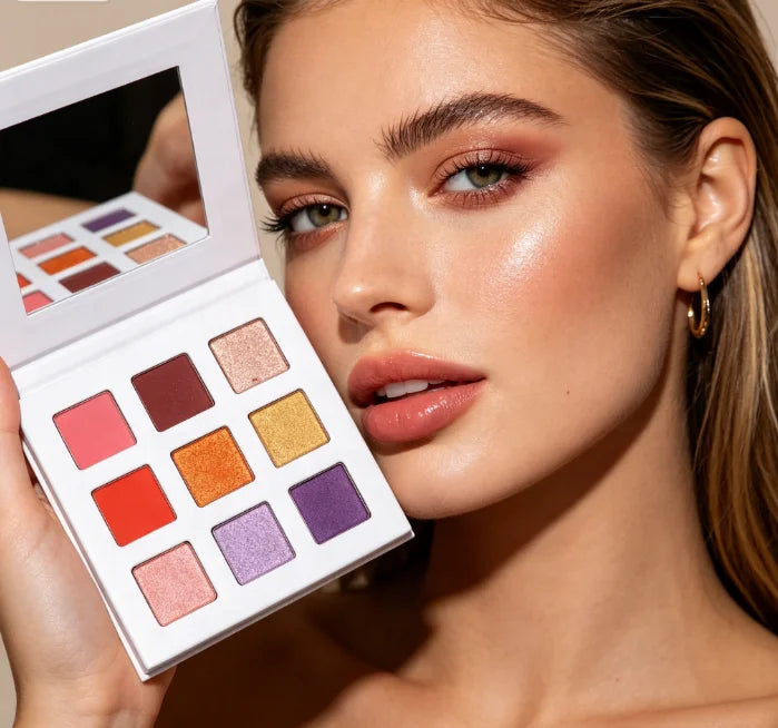 High Pigment Palette Eyeshadow Luxury DIY Palettes Light Fair Medium Dark Skin Tones Dry Eye Shadow Shimmer Finish