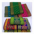 10cm Diy Sewing Computer Jacquard Webbing Lace Designer Dress Costume Upholstery Lady Bag Embellishment Geometric Pattern Ribbon