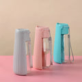 Solid Pattern Portable Plastic Water Cup for Pet Dogs & Cats Outdoor Travel Accompaniment for Food Use