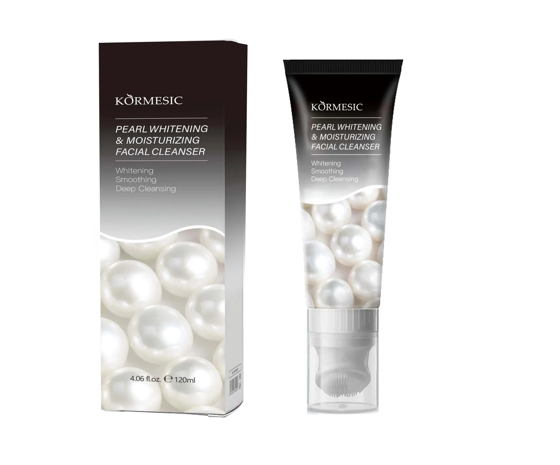 KORMESIC OEM ODM Pearl Whitening and Moisturizing Facial Cleanser Make Your Skin Brightening Fresh and Clean