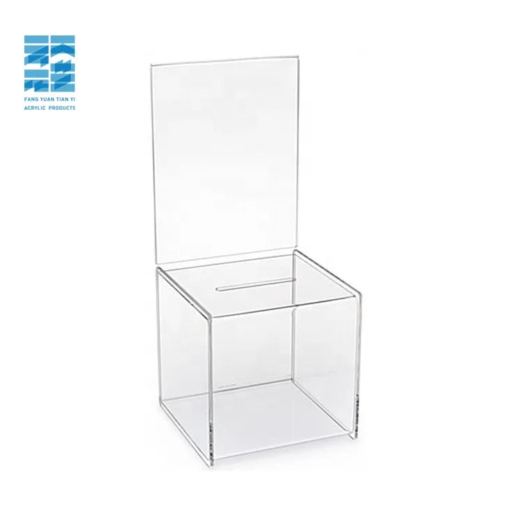 Manufacturer Factory Supplier OEM clear Acrylic Ballot & Suggestion Boxes Acrylic Ballot Box