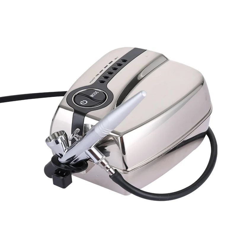 Custom-Made Mini Pump Airbrush Makeup Kit with Compressor Cake Airbrush for Nail Art Cosmetic Beauty (BDA60001)