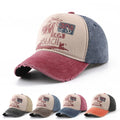 Vintage Washed Dad Hat Assorted Color Hip Hop Fitted Snap Back Trucker Caps Adjustable Printed Distressed Baseball Cap