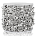 Wholesale Designer Silver Diy Beads Price Stainless Steel Women Jewelry and Accessories Bead Chain Necklace