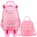 Trolley Bag Wholesale Trolley Girls School Bag Waterproof Shock Absorbent Trolley Bag