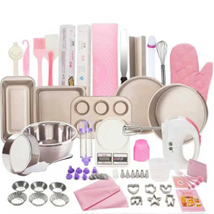 Moldes Para Pastel Cake Mold Baking Tool Set Pizza Bakeware Home Pastry Biscuit Bread Small Oven Baking Package