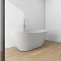 ICEGALAX Acrylic Bath Tub Freestanding Soaking Bathtub Stand Alone Walk-in Hot Tubs for Bathroom