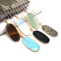 Hot Sale Natural halo Crystal Irregular Pendant Necklace Necklace Gemstone Gift Jewelry