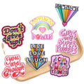 Girls' Embroidered Iron on Patches on Clothes DIY Badge Custom Emblem Manufacture Wholesale Patches