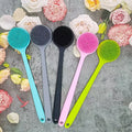 Wholesale Silicone Back Scrubber Long Handle Body Scrubber Hold Shower Brush for Skin Exfoliating and Massaging