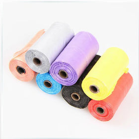 Eco-Friendly PE Paws Printed Doggie Poop Bags for Pet Waste Disposal