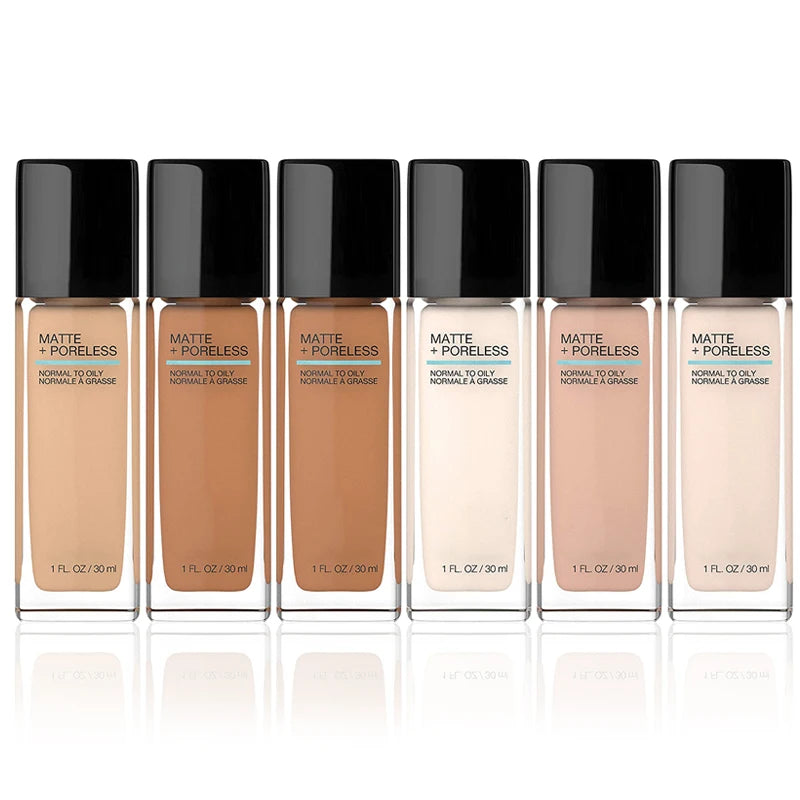 Private Label Waterproof Foundation Makeup Liquid Refines Pores Coverage for a Natural-looking Foundation