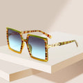 Trendy Oversize Sun Glasses 2022 Men Big Frame Shades Vintage Uv400 Square Sunglasses Women