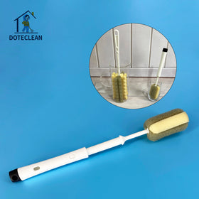 360 Degree Rotating Long Handle PP Sponge Eco-Friendly Baby Bottle Cleaning Brush