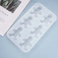 YS DIY Christmas Snowman Resin Mold Silicone UV Resin Mold Decorative Candle Plaster Mould Ornaments supplier Tools Factory Made MegaBDM