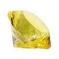 New Design Hand Made CE Certified Polished Yellow Glass Crystal Round Diamond Rainbow Customization for Tabletop Art Decoration
