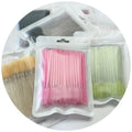Wholesale Color Disposable 50 Pcs/Bag Lash Crystal Glitter Nylon Spoolie Brush for Salon Lash Cleanser Mascara Makeup Brush Tool