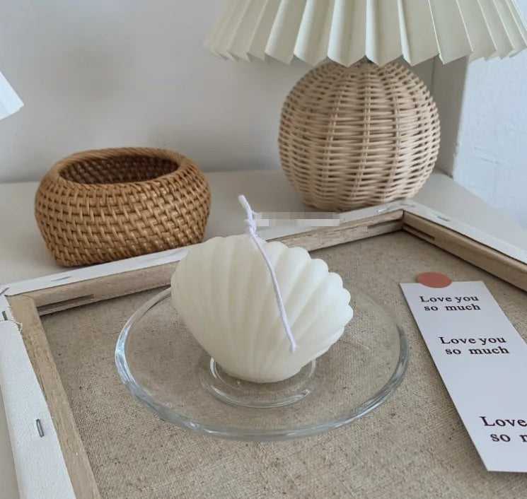 Funday Cute Sea Shell Soy Wax Eco-Friendly Novelty Custom Candles Molds Luxury Scented Decoration Christmas Bars Holiday