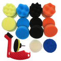 3Inch 20pcs/set Car Foam Polishing Pads Buffing Pads Mixed Kit Waxing Sponge for Abrasive Tools Polisher Car Care Tool Sets MegaBDM