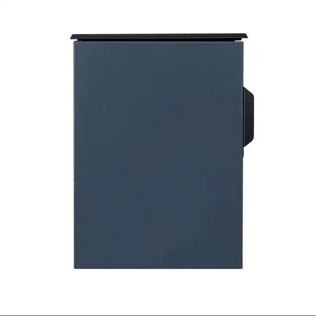 Modern Nordic Design Stainless Steel Gate Mounted Outdoor Mailbox with 50L Capacity Rustproof Easy Installation
