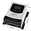 60A MPPT Solar Charge Controller PV Charging Regulator with PWM Type for 12V 24V 48V 60V 72V 84V 96V Lifepo4 Lithium Battery