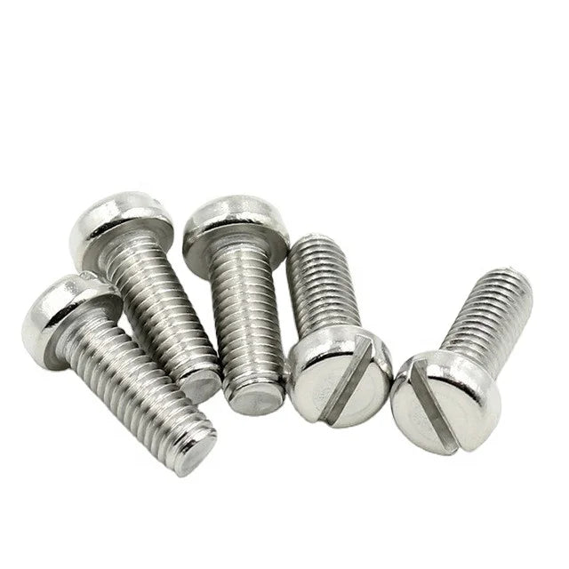 High Precision DIN84 Stainless Steel Micro Screws M0.5 M0.6 M0.8 M0.9 M1.0 Black Steel Slotted Cheese Head Metric System