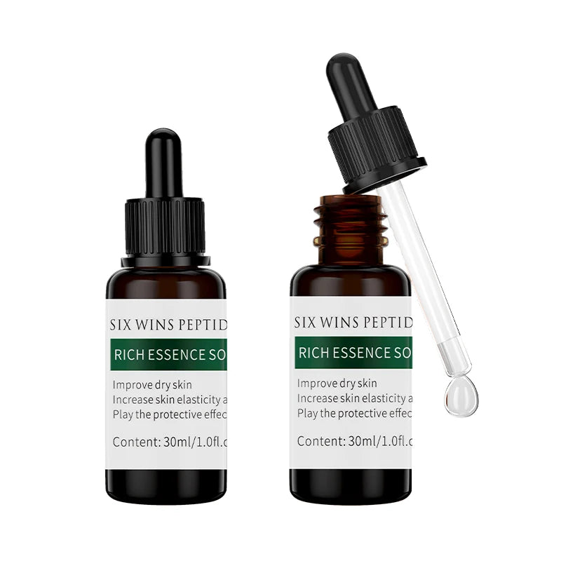 OEM/ODM Private Label Customized 30ml Bottle Dropper Concentrate Tightening and Firming Face Serum Six Peptides Serum Skin Care