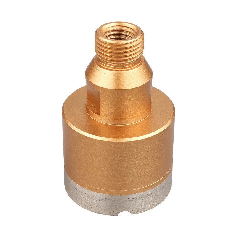 High-quality 1/2 GAS Belgian Brass Body for Dekton Glass Sharp Threaded Diamond Dekton Glass Core Bits Brass Body
