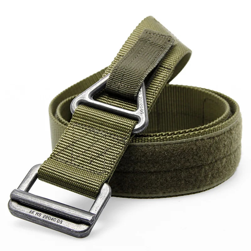High-quality Outdoor Nylon Tactical Belt Men's  Combat Duty High-quality Safety