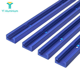 Aluminium T-Slot Miter Track 19x9.5mm For DIY Table Saw & Router Table Projects 24 inch 36 inch 48 inch