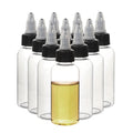NH Empty Amber Glue Replacement Black 50 ml 8oz Squeeze Cosmetic 120ml Plastic 30ml Applicator Twist Cap Bottle With Top Lid
