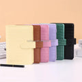 Hot Sale A5 A6 Crocodile Binders Pu Leather Planner Notebook Agenda Hardcover Wallet Budget 6 Rings Binder Covers