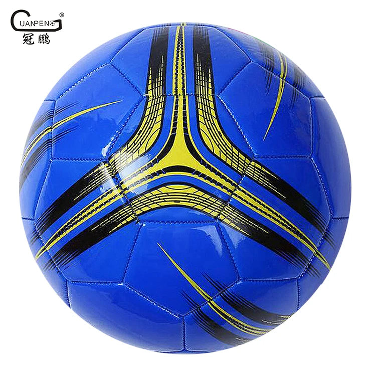 Manufacturer Kids Adults PVC Leather Pvc Rubber Soccer Balls Size 5 4 3 Custom Football Soccer Ball