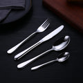 Dishwasher Safe Stainless Steel Flatware Set for Back to School Classic Thick Hotel & Restaurant Use