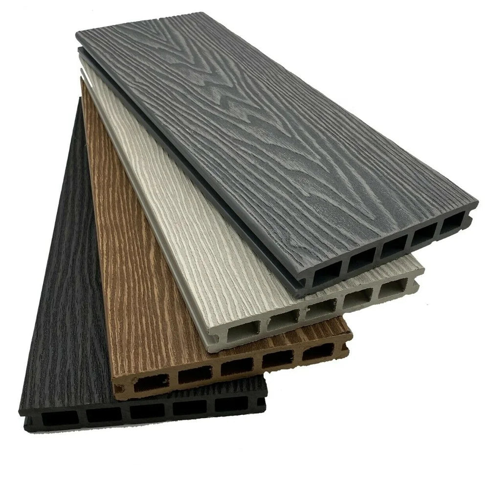 Ultrahard Surface Composite Plastic Wood Outdoor Wooden Flooring 3d Composite Deck Flooring WPC Composite Decking
