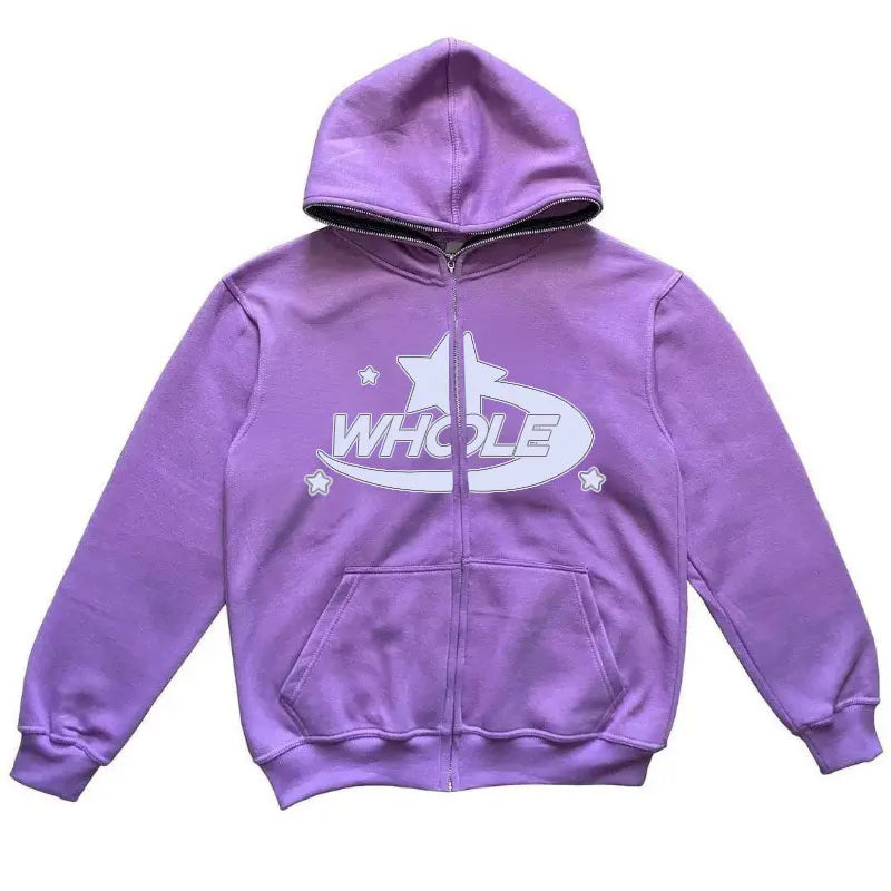Unisex Custom Heavyweight Fashionable Style Pattern Print Cropped Casual Pullover Sweatshirt Full Zip Puff Print Hoodie for Men
