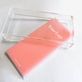 Custom logo Wholesale Lash Tile with Lid Acrylic Lash Tiles Supplier Lash Plate with Cover Grafting Eyelash Extensions Holder