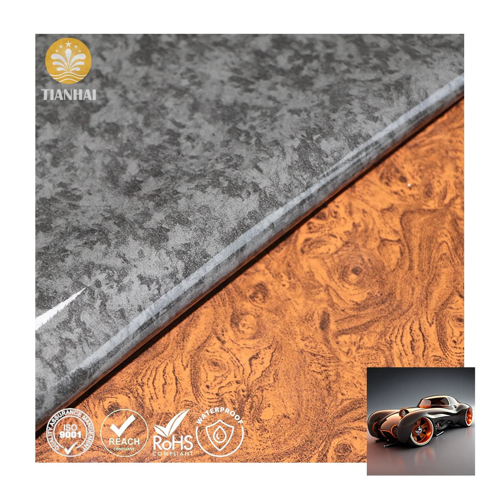 Factory Supply Advanced Waterproof PU Microfiber Leather Universal Steering Wheel Cover for Car & Sofa Decor