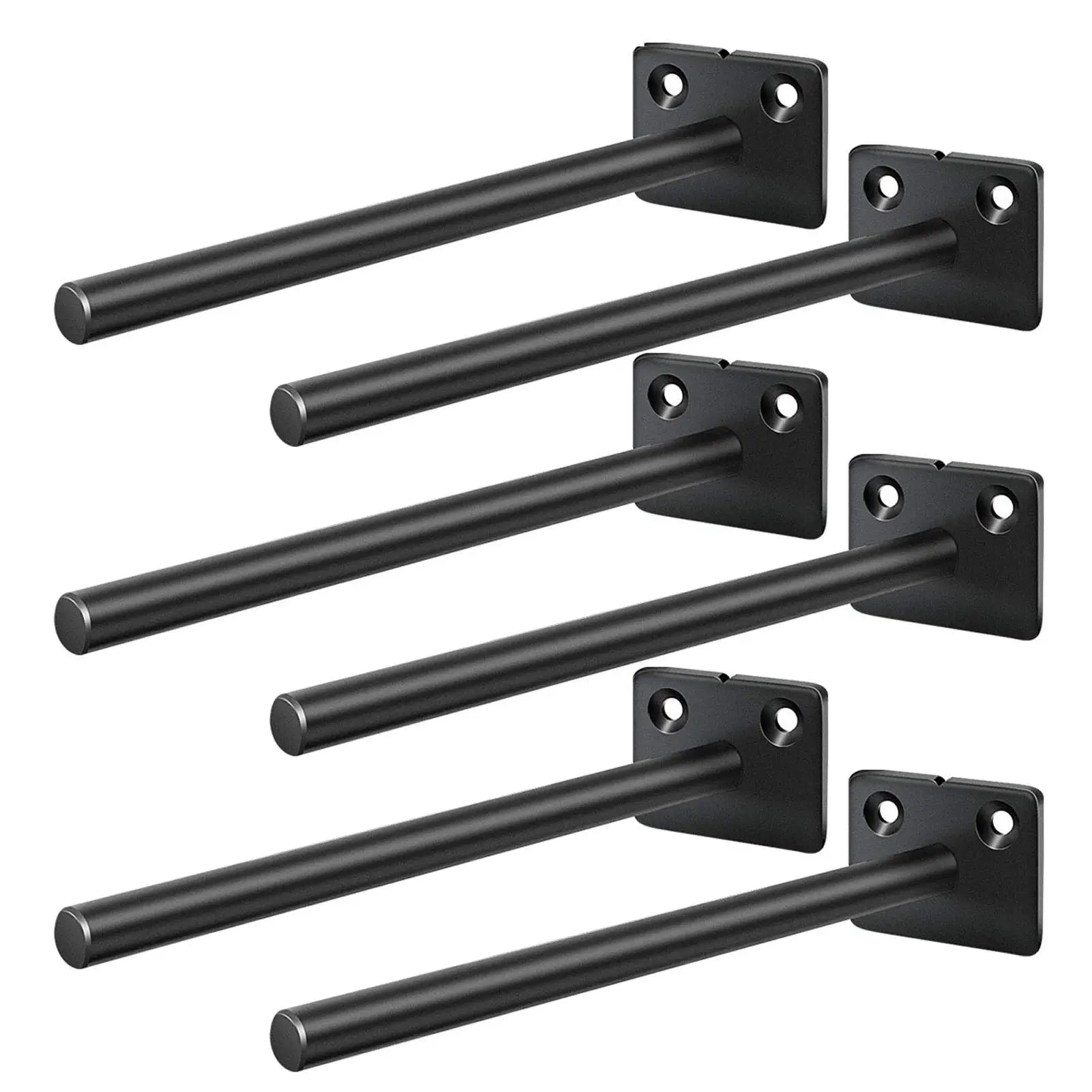 Zuogang Invisible Floating Shelf Bracket 6 Inch Solid Steel Rod Brackets for Shelves Hidden Brackets Support