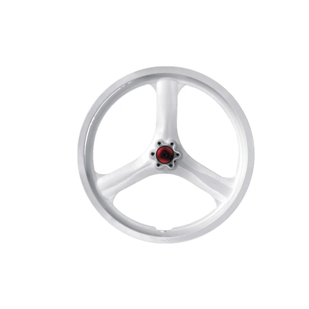 20 Inch 3 Spoke  Bike Wheels Rims Bicycle Wheels Bike Wheel Magnesium Alloy Standard  QR Front Powder Coated Rims for City Bike