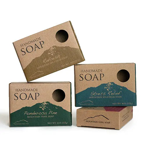 Custom Printed Cosmetic Personal Care Soap Folding Box Paper Packaging