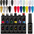 12 Color UV Gel Nail Liner Paint 3D Line Painting Gel Polish
