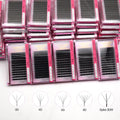 4D W Shaped Bloom Individual Eyelash Extensions 3D 5D 6D Premade Fans Natural Automatic Flowering W Lash Extensions Long Mix YY