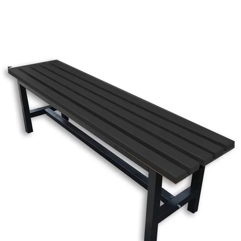 Metal Wood Plastic Stool with Gym Court Rest Patio Bench Shoe Rack for Bathroom Dressing Room & Park Use