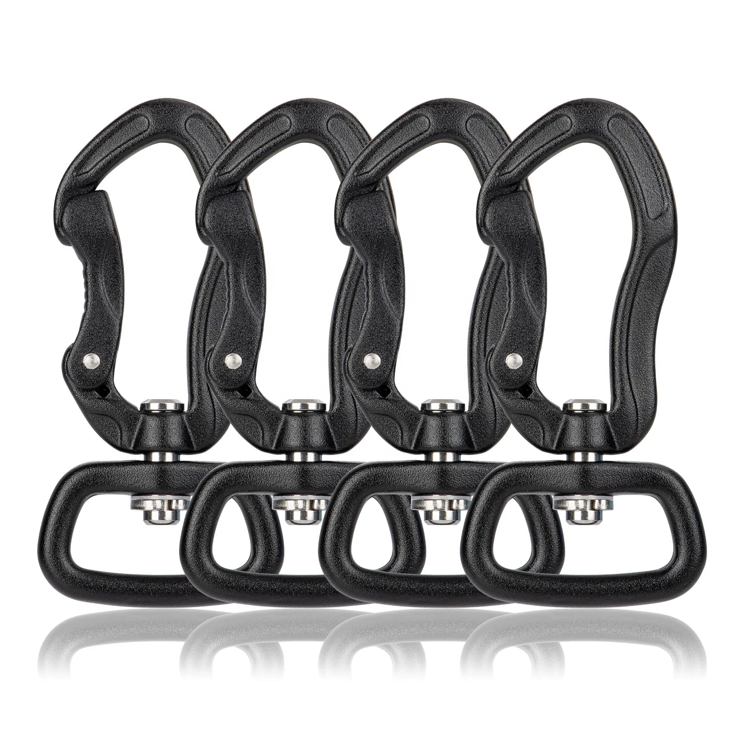 Aluminium Dog Hook Swivel Carabiner for Dog Leash Lightweight Dog Carabiner Snap Hook for Pet Keychains